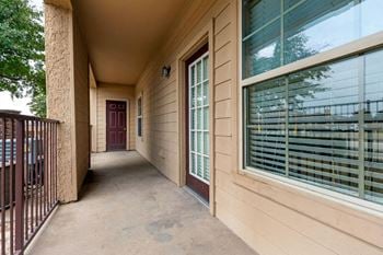 Private balcony or patio